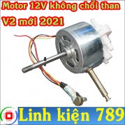 Động cơ quạt 12V không chổi than v2 mới 2021